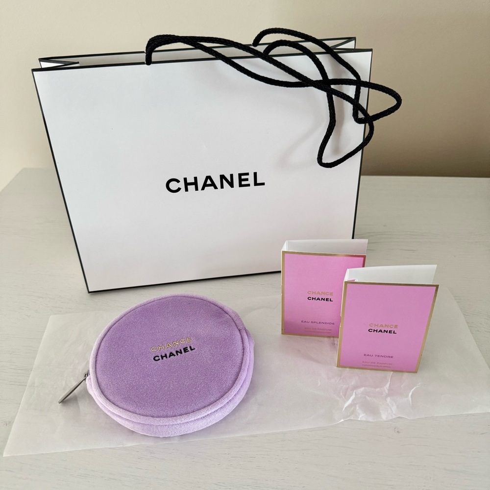 Chanel Chance Purple Limited Edition Pouch Set - Picture 2 of 7